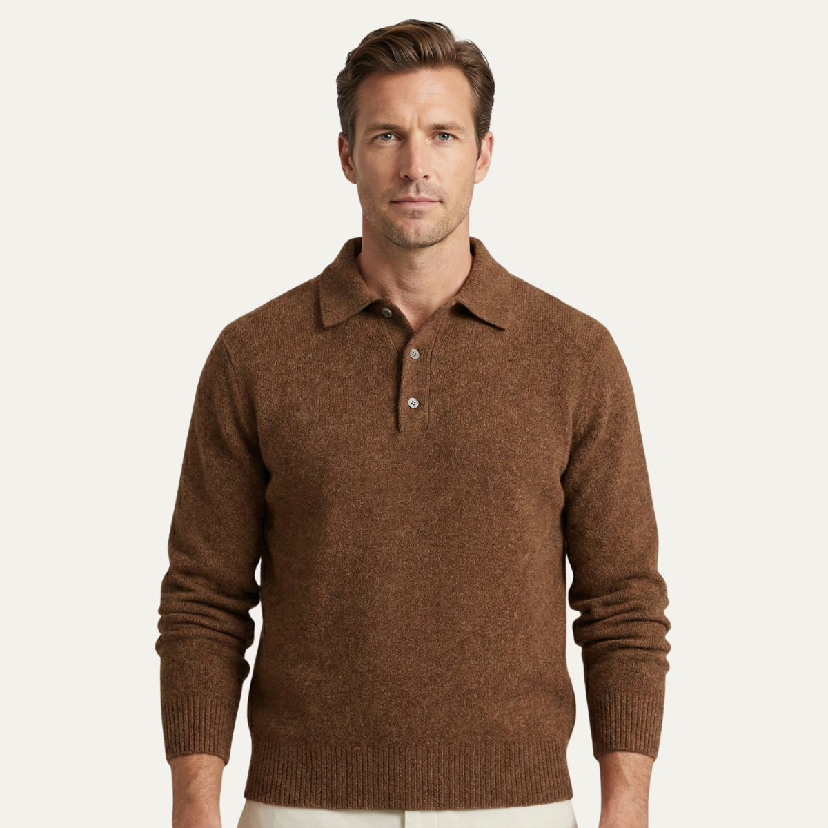 Men's Knit Polo Sweater | Soft & Comfortable 2