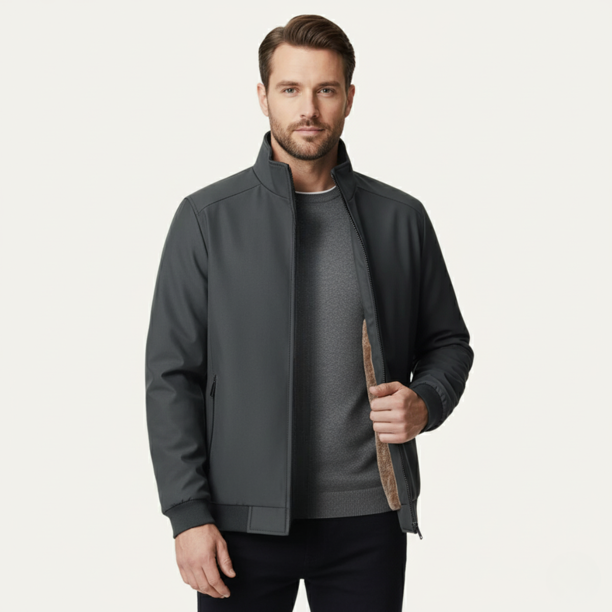 Men's Lined Jacket | Warm & Elegant 7