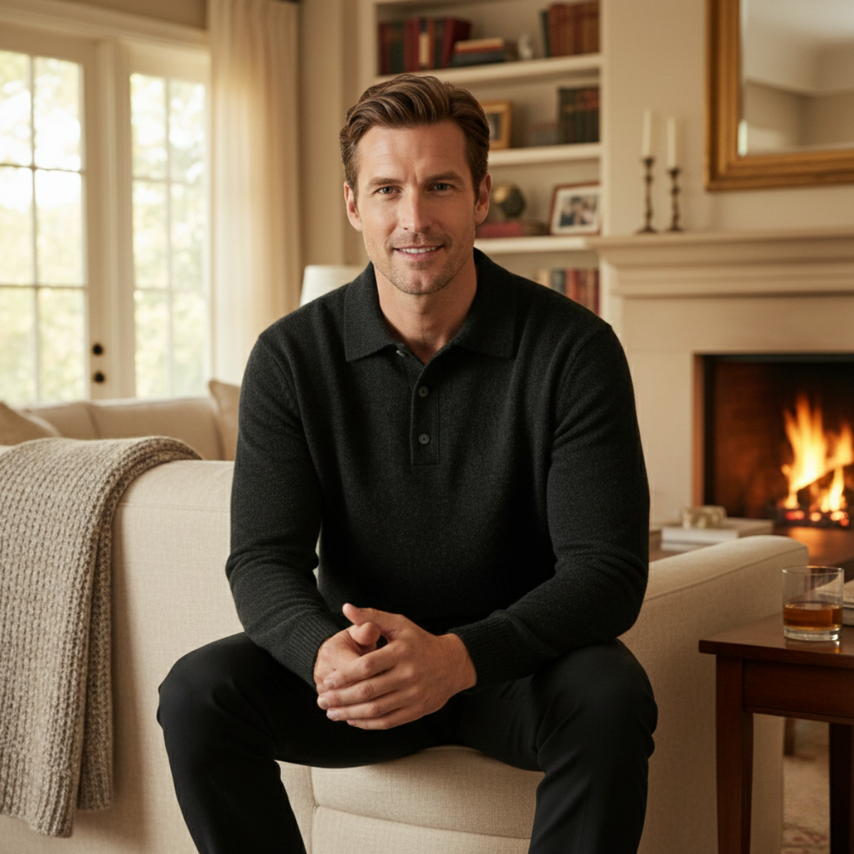 Men's Knit Polo Sweater | Soft & Comfortable 10