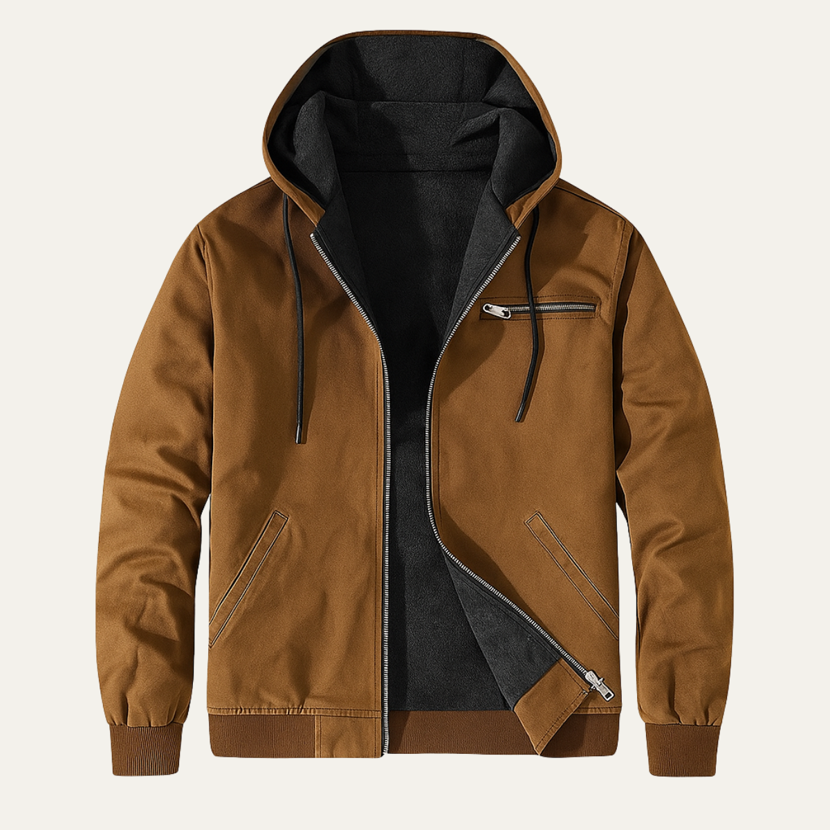 Men's Hooded Winter Jacket | Lined & Warm 1