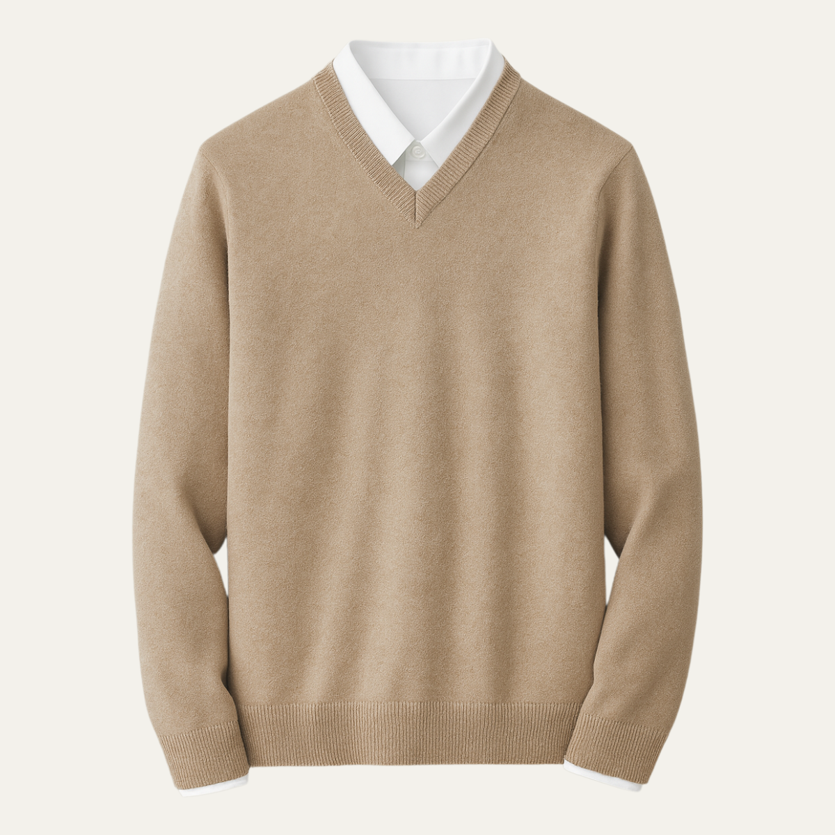 Men's Sweater | Classic V-Neck & Warm 1