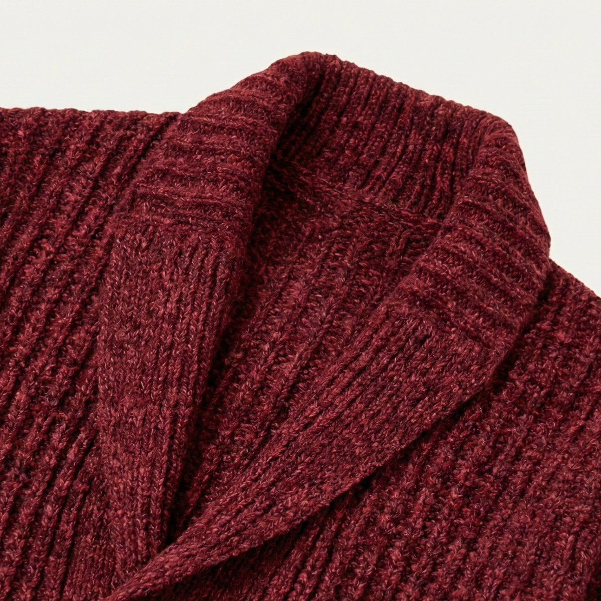 Men's Chunky Knit Cardigan | Shawl Collar & Warm 13