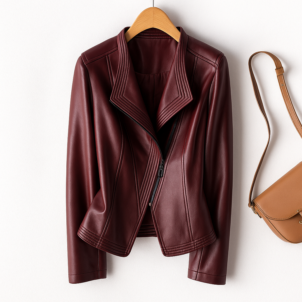 Women's Asymmetric Jacket | Structured Collar & Sculptural Fit 5
