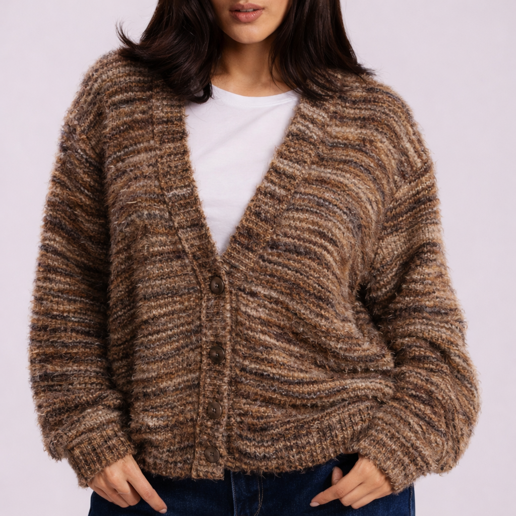 Women's Drop Shoulder Cardigan | Soft & Relaxed Fit 4