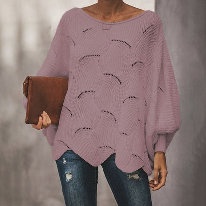 Women's Knit Sweater | Wave Design & Lightweight Comfort 6