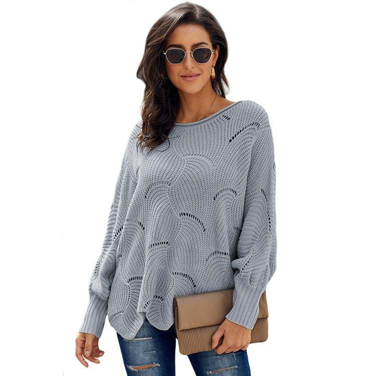 Women's Knit Sweater | Wave Design & Lightweight Comfort 5