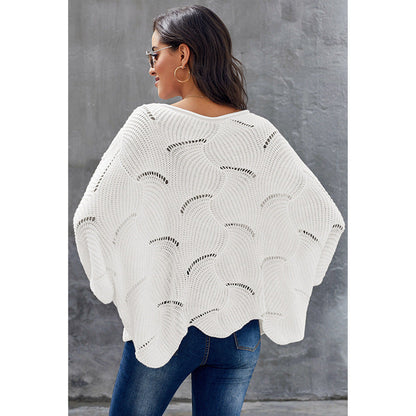 Women's Knit Sweater | Wave Design & Lightweight Comfort 3