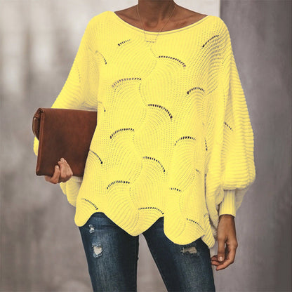 Women's Knit Sweater | Wave Design & Lightweight Comfort 13