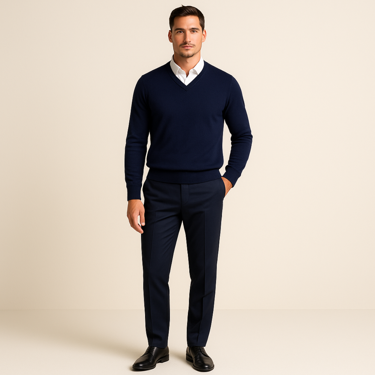 Men's Sweater | Classic V-Neck & Warm 9