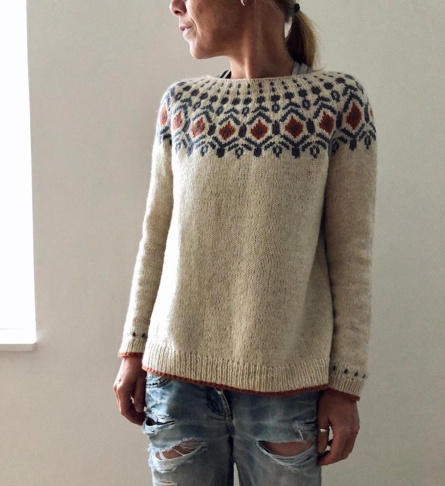 Women's Sweater | Autumn Collar Pattern & Cosy Comfort 2