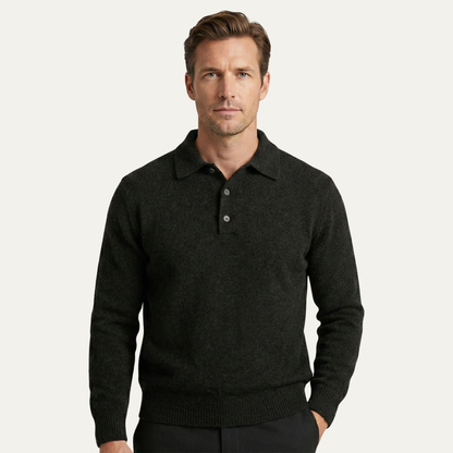 Men's Knit Polo Sweater | Soft & Comfortable 4