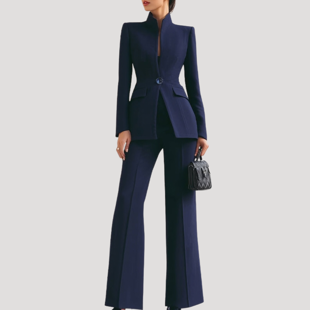 Women's Trouser Suit | Tailored Blazer & Straight Leg 1