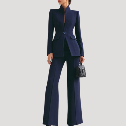 Women's Trouser Suit | Tailored Blazer & Straight Leg 1