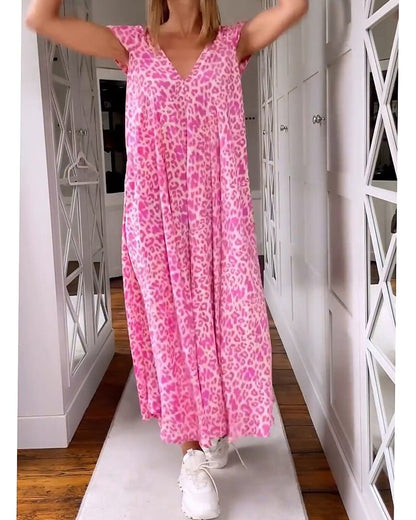 Chic V-Neck Maxi Dress for Every Occasion