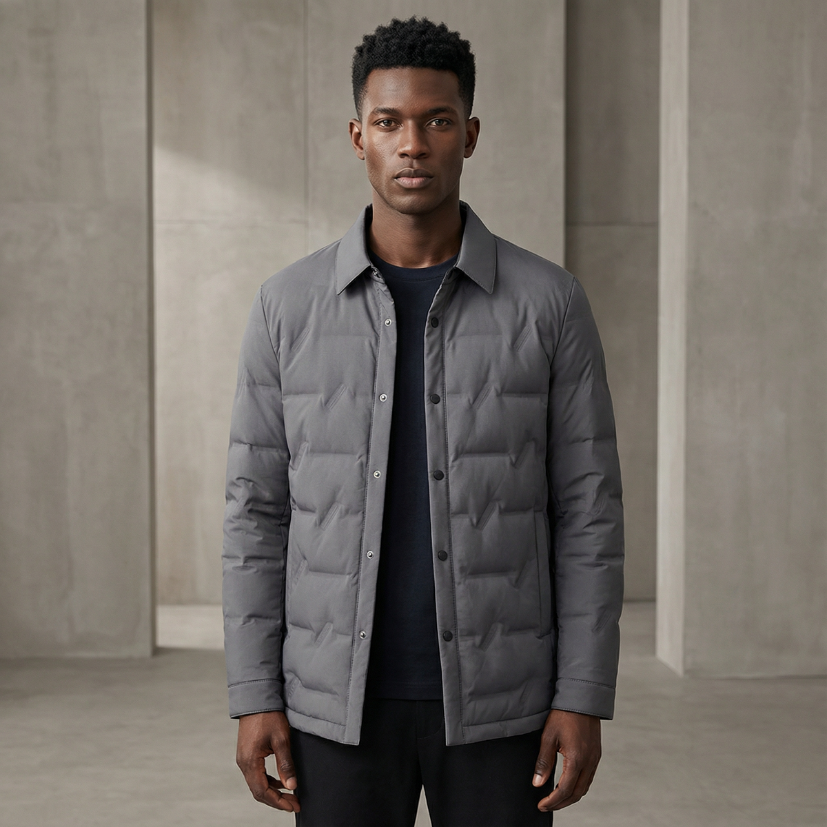 Men's Lightweight Jacket | Warm & Tailored Fit 1