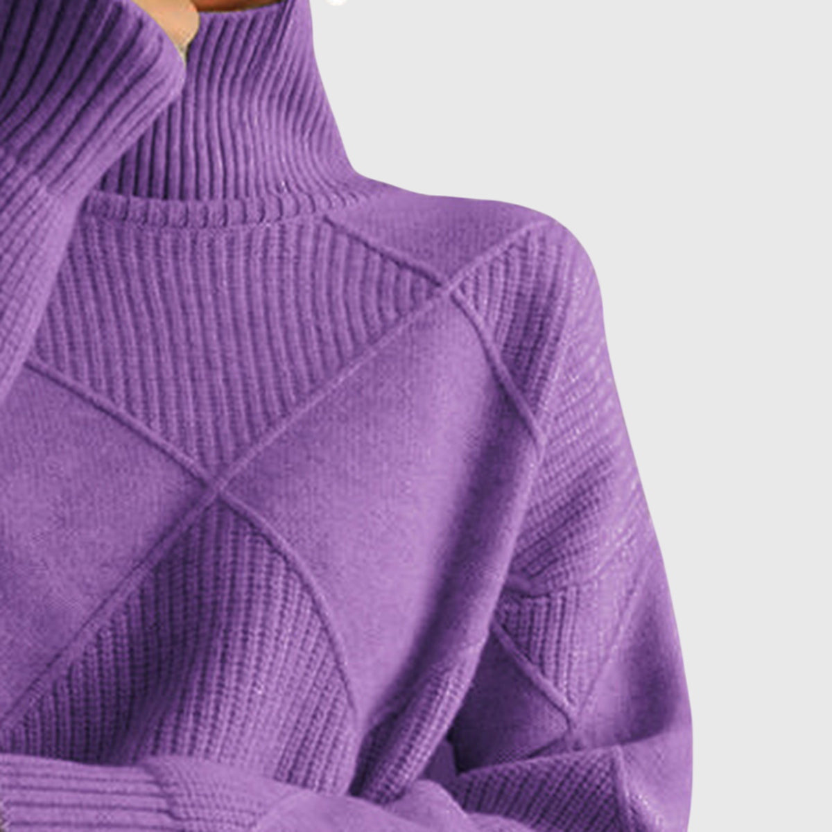 Women's Roll Neck Jumper | Cosy & Warm Knit 5