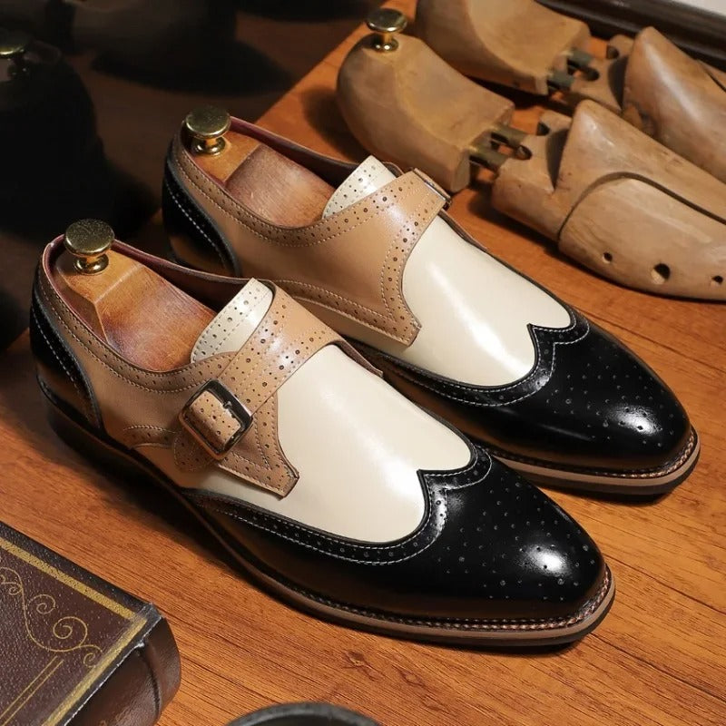 Men's Dress Shoes | Monk Strap Buckle Design 5
