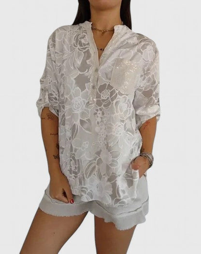 Rhezlynn | Chic Blouse for Work & Events