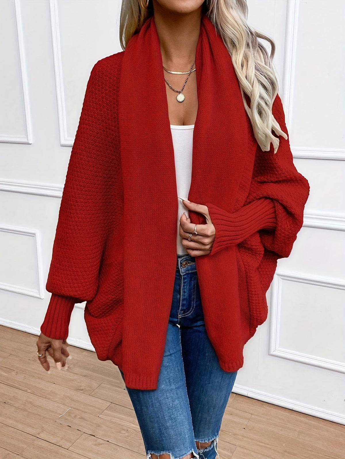 Women's Shawl-Collar Cardigan | Relaxed Fit & Comfort 1