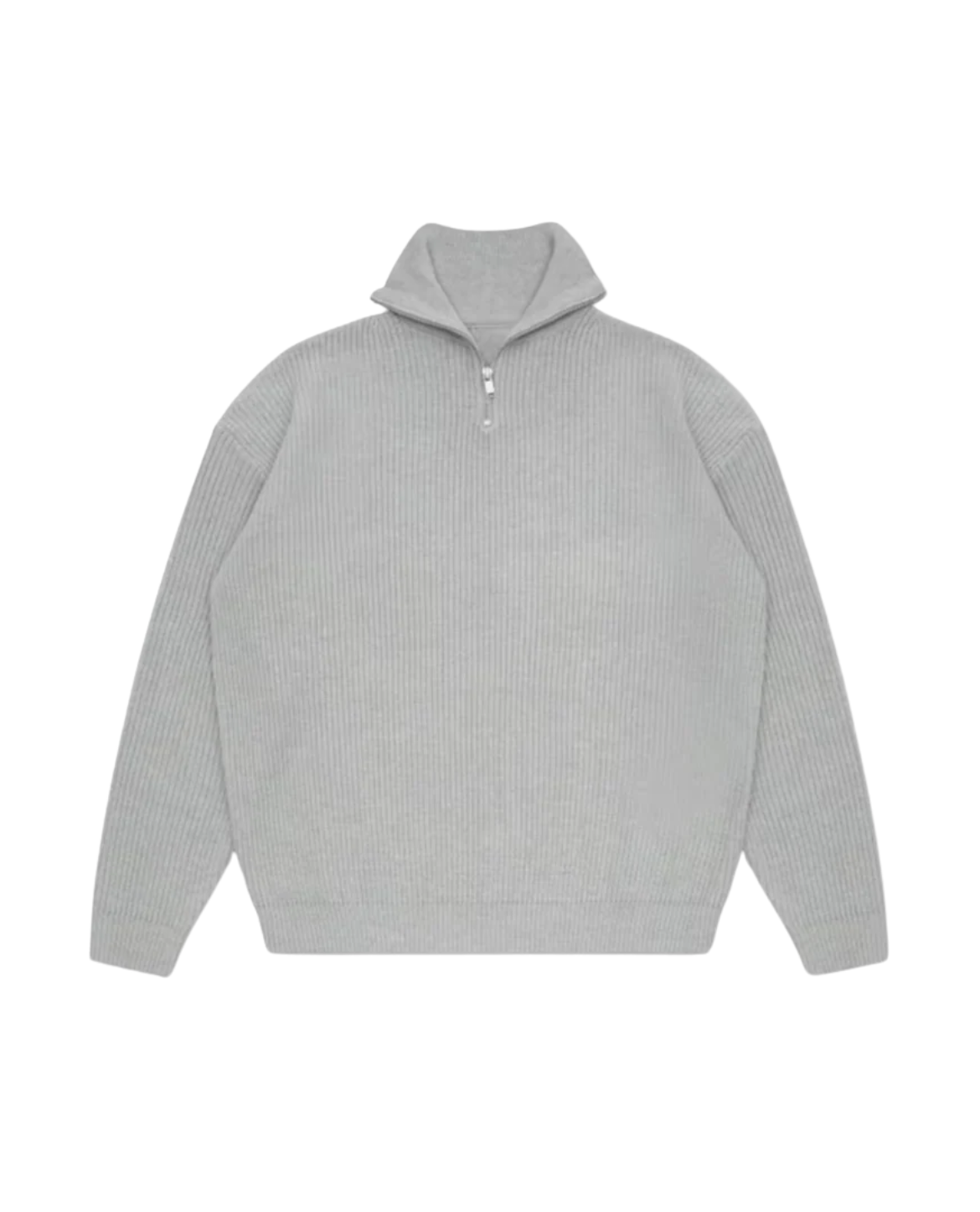 Men's Mock Neck Sweater | Quarter Zip Comfort 17
