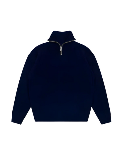 Men's Mock Neck Sweater | Quarter Zip Comfort 16