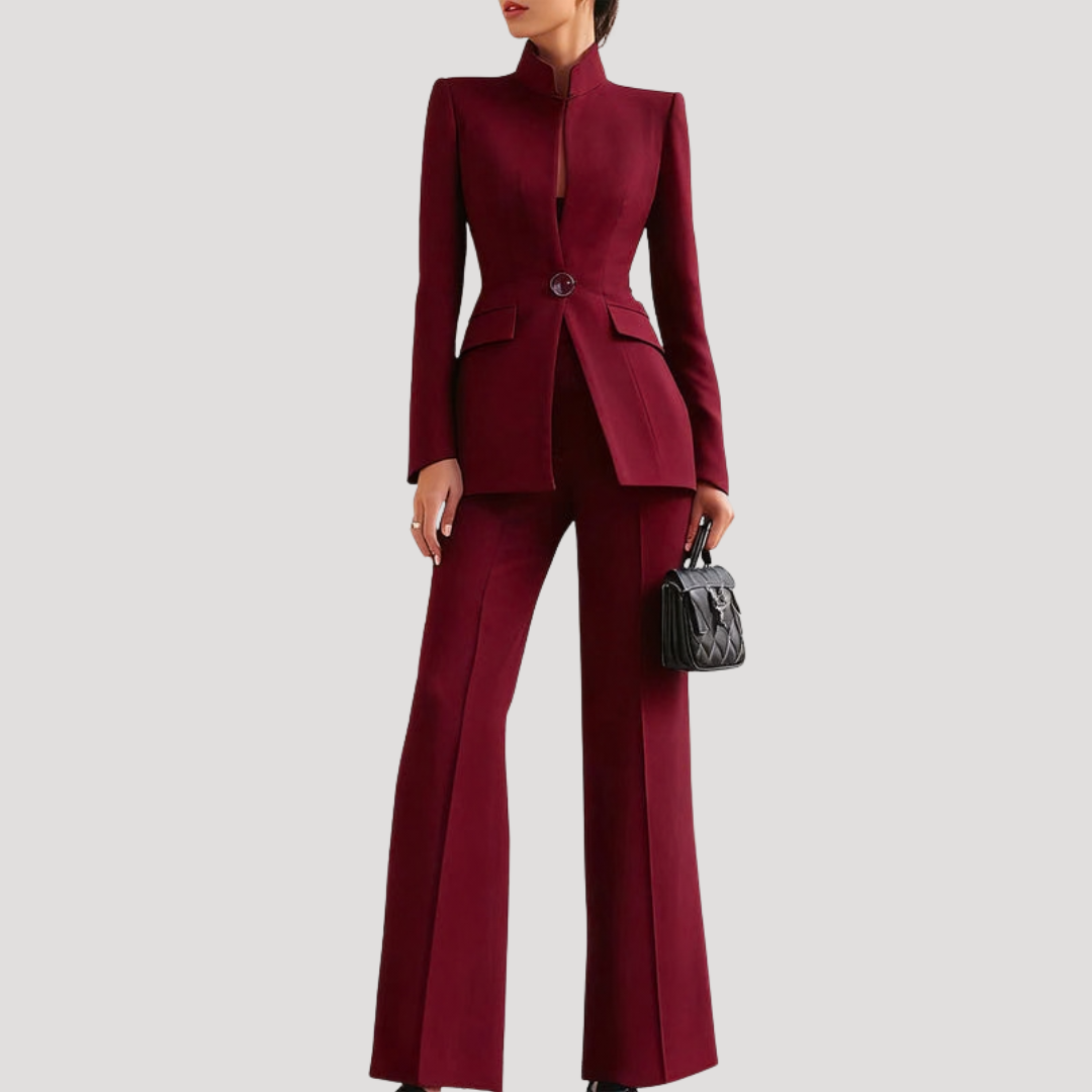 Women's Trouser Suit | Tailored Blazer & Straight Leg 4