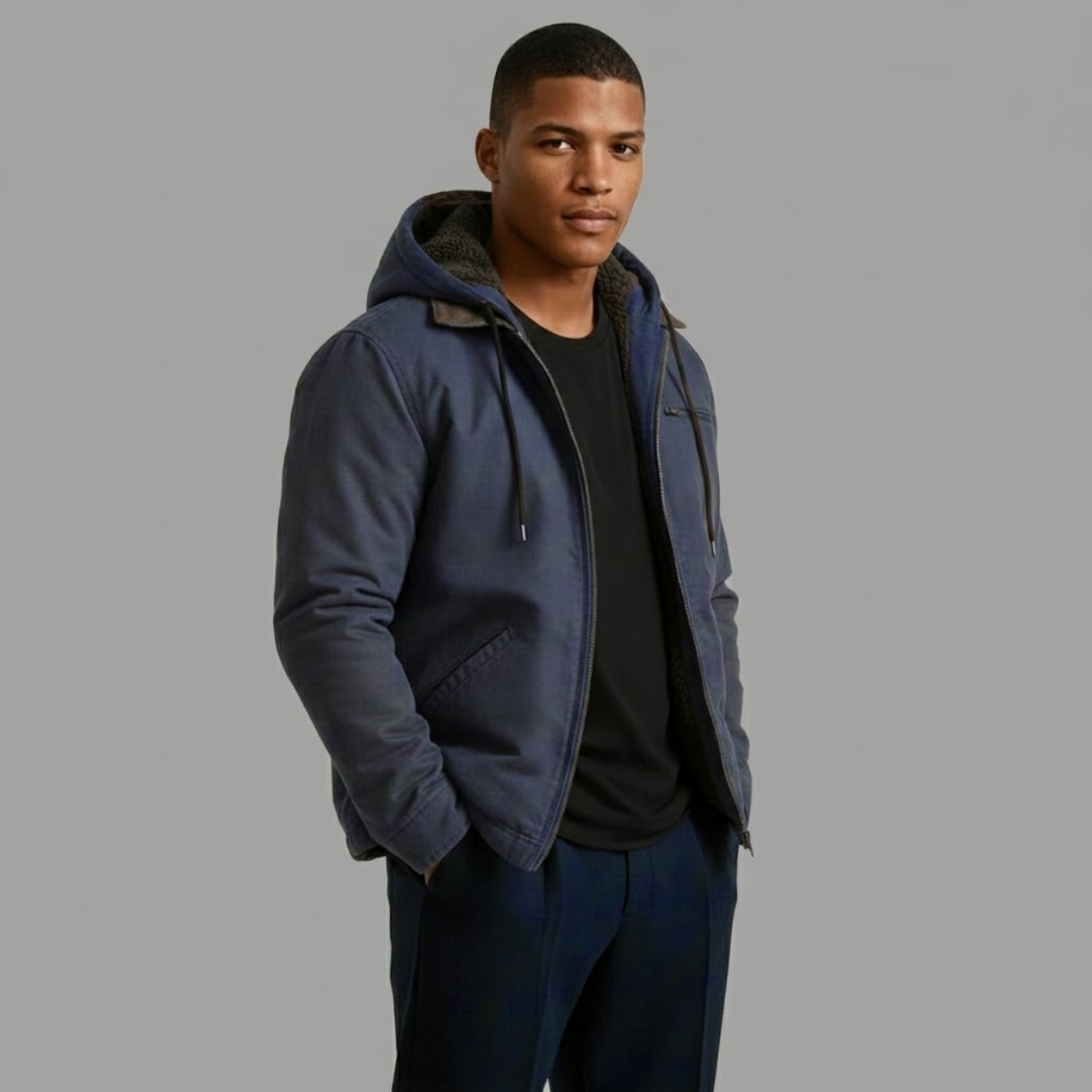Men's Hooded Winter Jacket | Lined & Warm 15