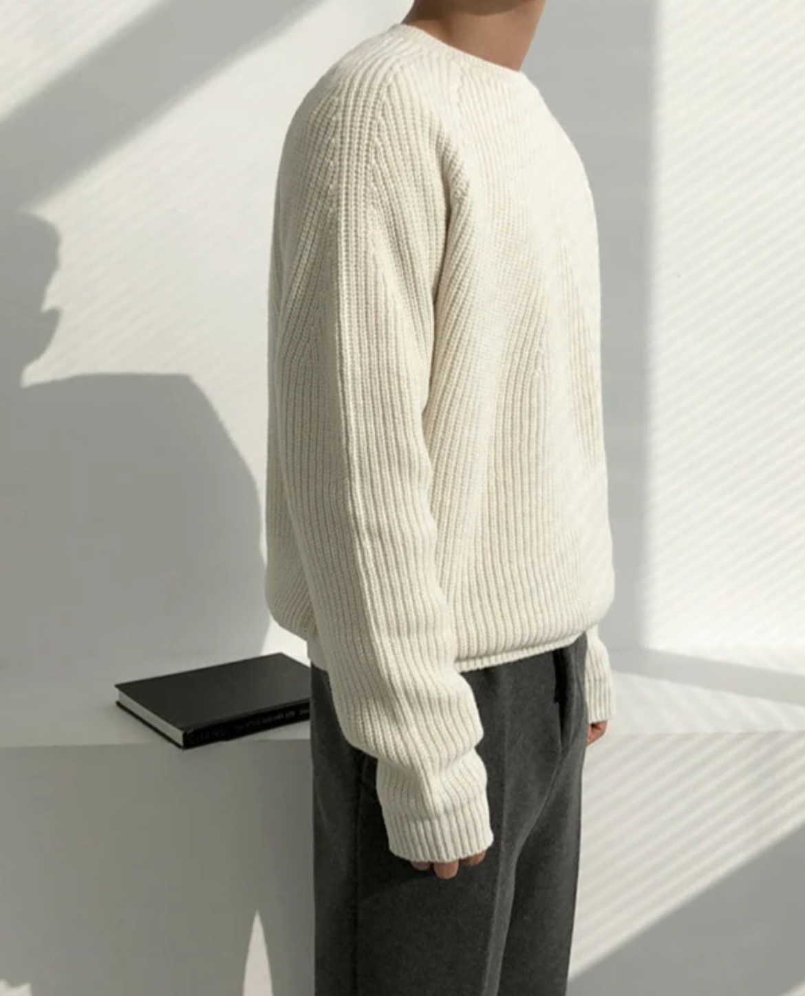Women's Ribbed Sweater | Crew Neck Knit 5