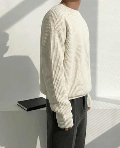 Women's Ribbed Sweater | Crew Neck Knit 5