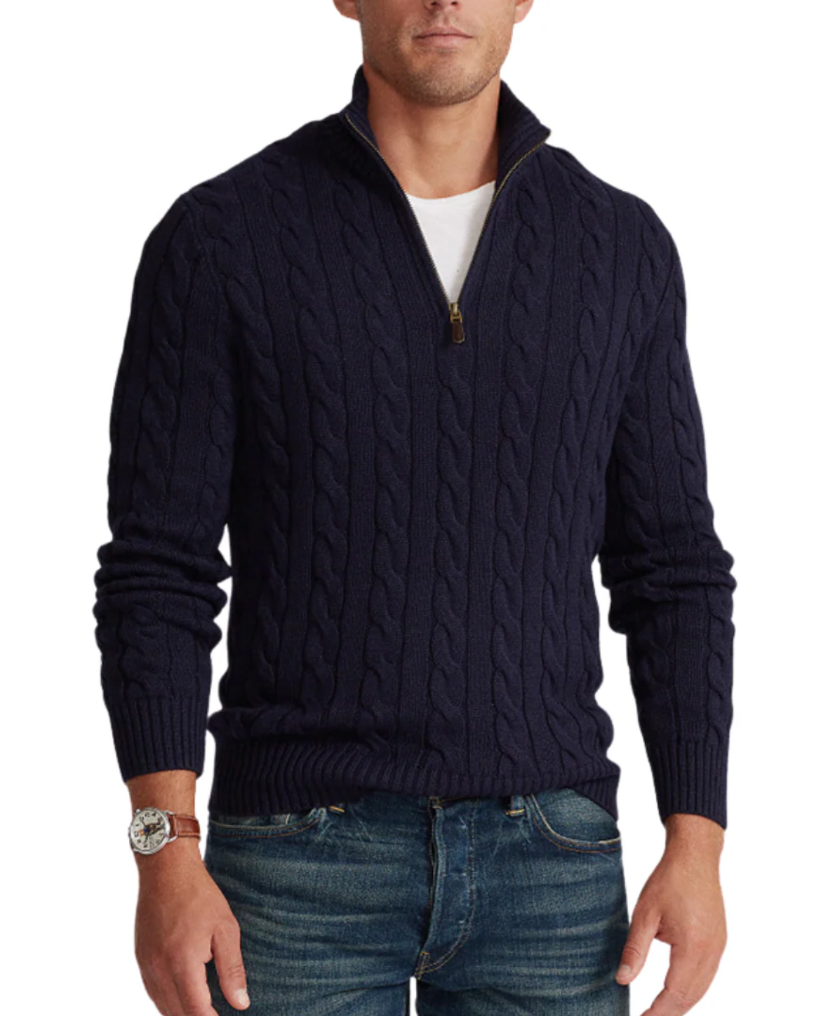 Men's Half Zip Sweater | Classic & Comfortable Fit 6