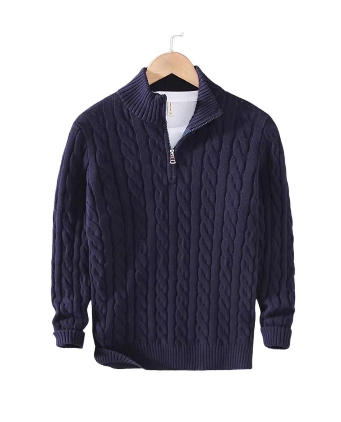 Men's Half Zip Sweater | Classic & Comfortable Fit 8