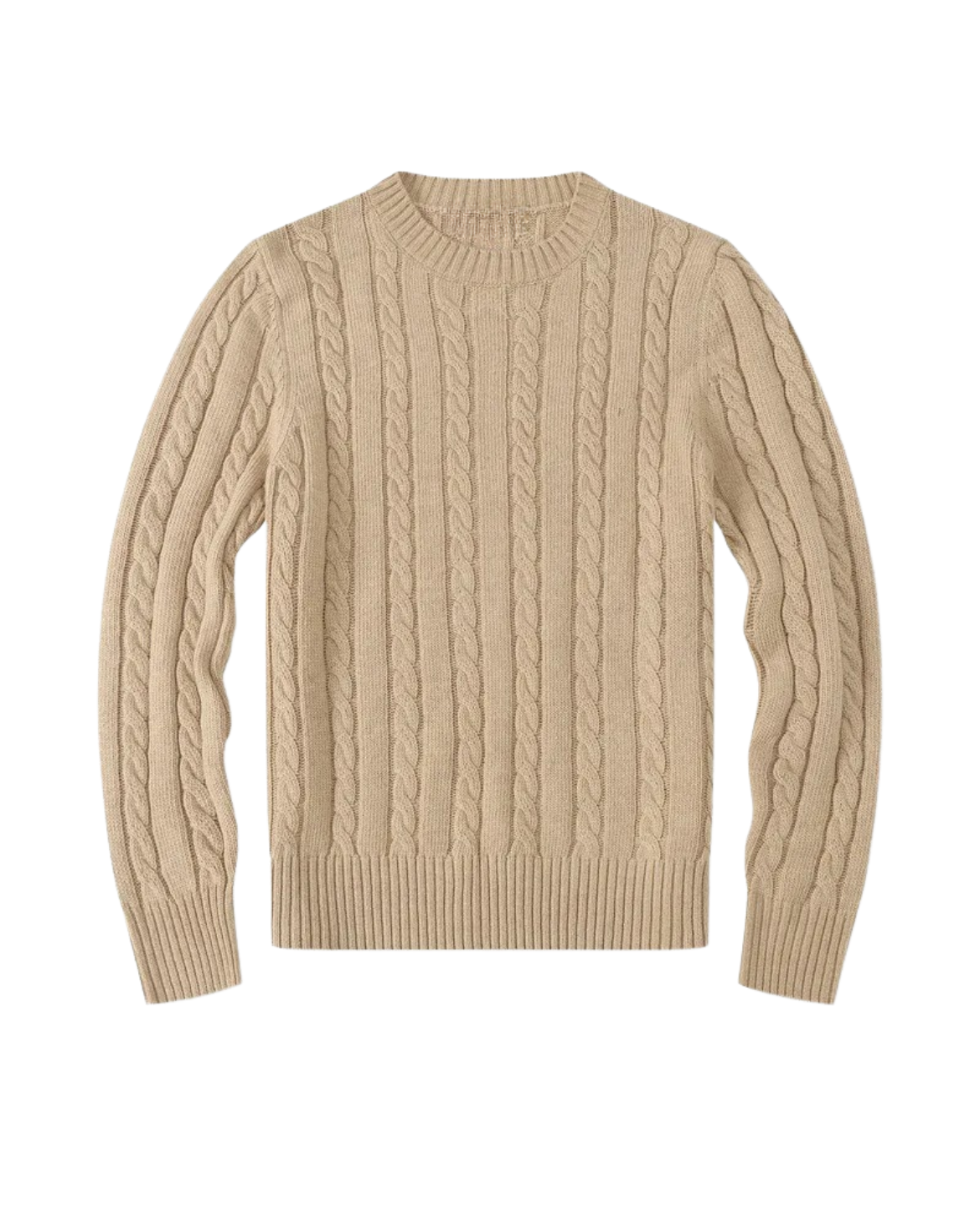 Men's Cable Knit Sweater | Classic Texture & Comfortable Fit 12
