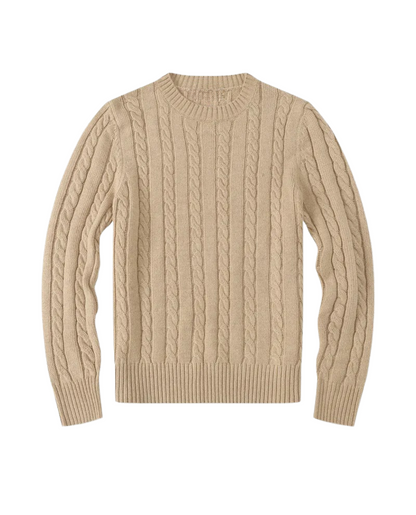 Men's Cable Knit Sweater | Classic Texture & Comfortable Fit 12