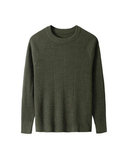 Women's Ribbed Sweater | Crew Neck Knit 21