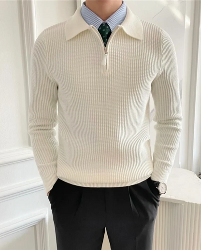 Men's Quarter Zip Sweater | Casual & Versatile 1