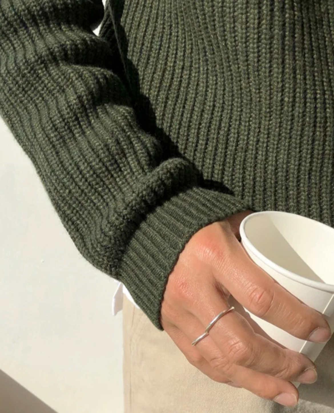 Women's Ribbed Sweater | Crew Neck Knit 10