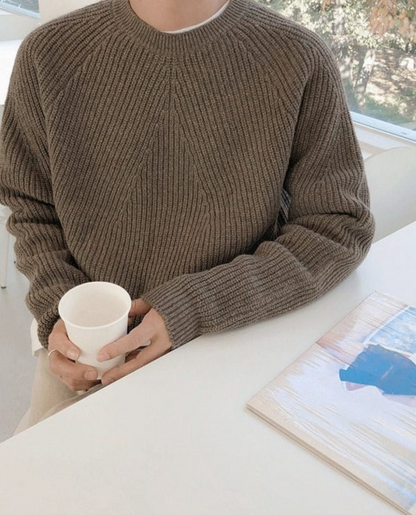 Women's Ribbed Sweater | Crew Neck Knit 17