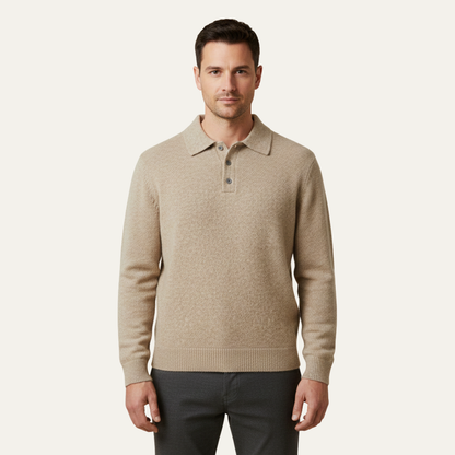 Men's Knit Polo Sweater | Soft & Comfortable 8