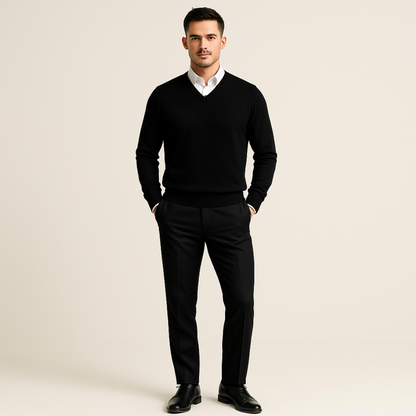 Men's Sweater | Classic V-Neck & Warm 11