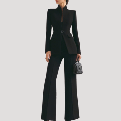 Women's Trouser Suit | Tailored Blazer & Straight Leg 2