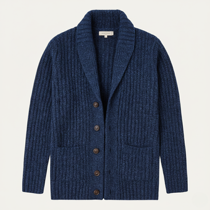 Men's Chunky Knit Cardigan | Shawl Collar & Warm 7