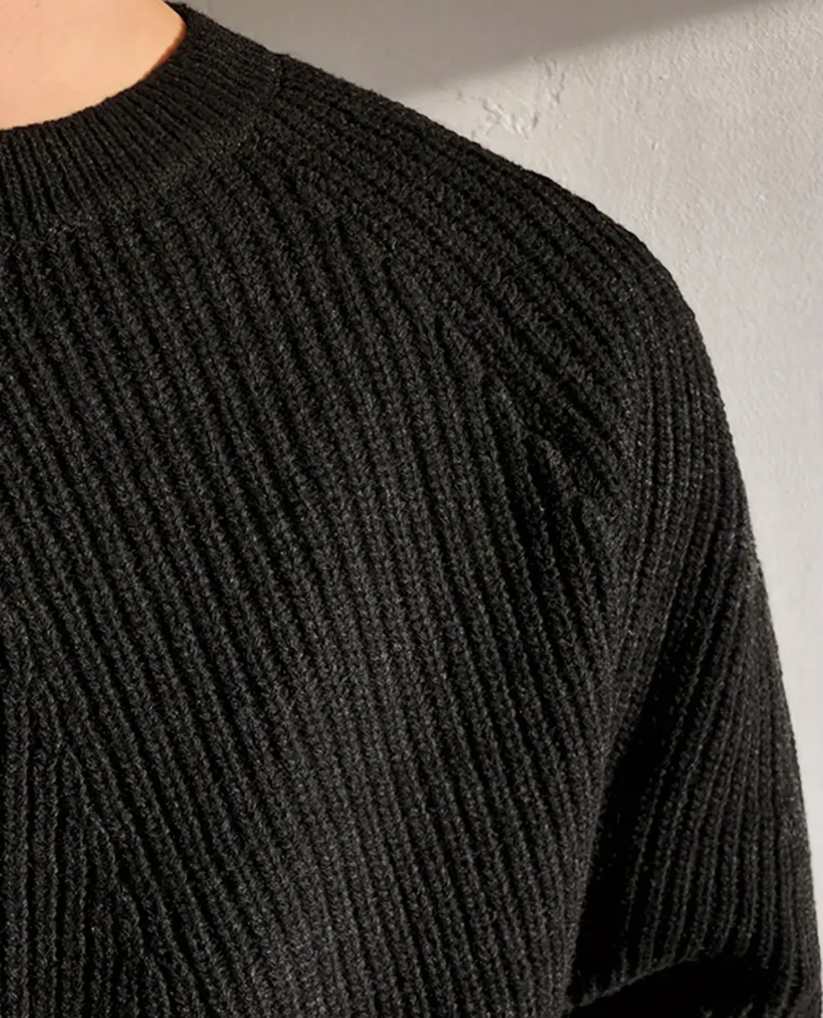 Women's Ribbed Sweater | Crew Neck Knit 13