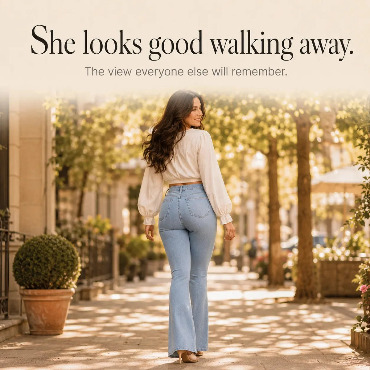 Women's High Waist Flare Jeans | Butt-Lifting & Stretch Fit 9