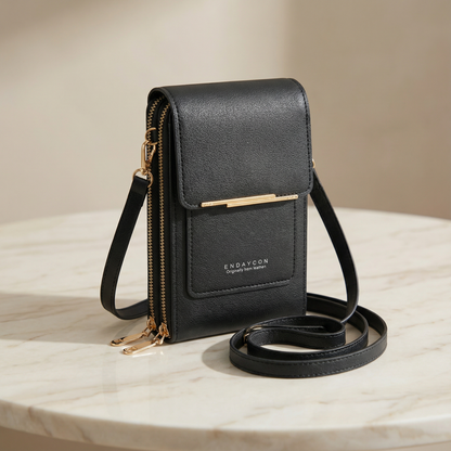Women's Touch-Through Crossbody Bag | Phone Access Without Unzipping 2