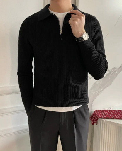 Men's Quarter Zip Sweater | Casual & Versatile 8