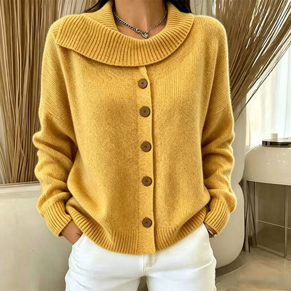 Women's Waterfall Collar Cardigan | Effortlessly Styled Layer 11
