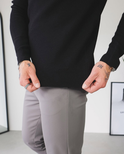 Men's Long Sleeve Polo Shirt | Classic Collar Design 4