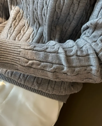 Men's Cable Knit Sweater | Classic Texture & Comfortable Fit 6
