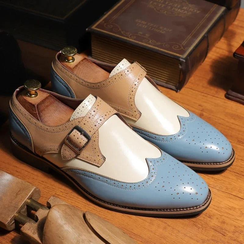 Men's Dress Shoes | Monk Strap Buckle Design 4