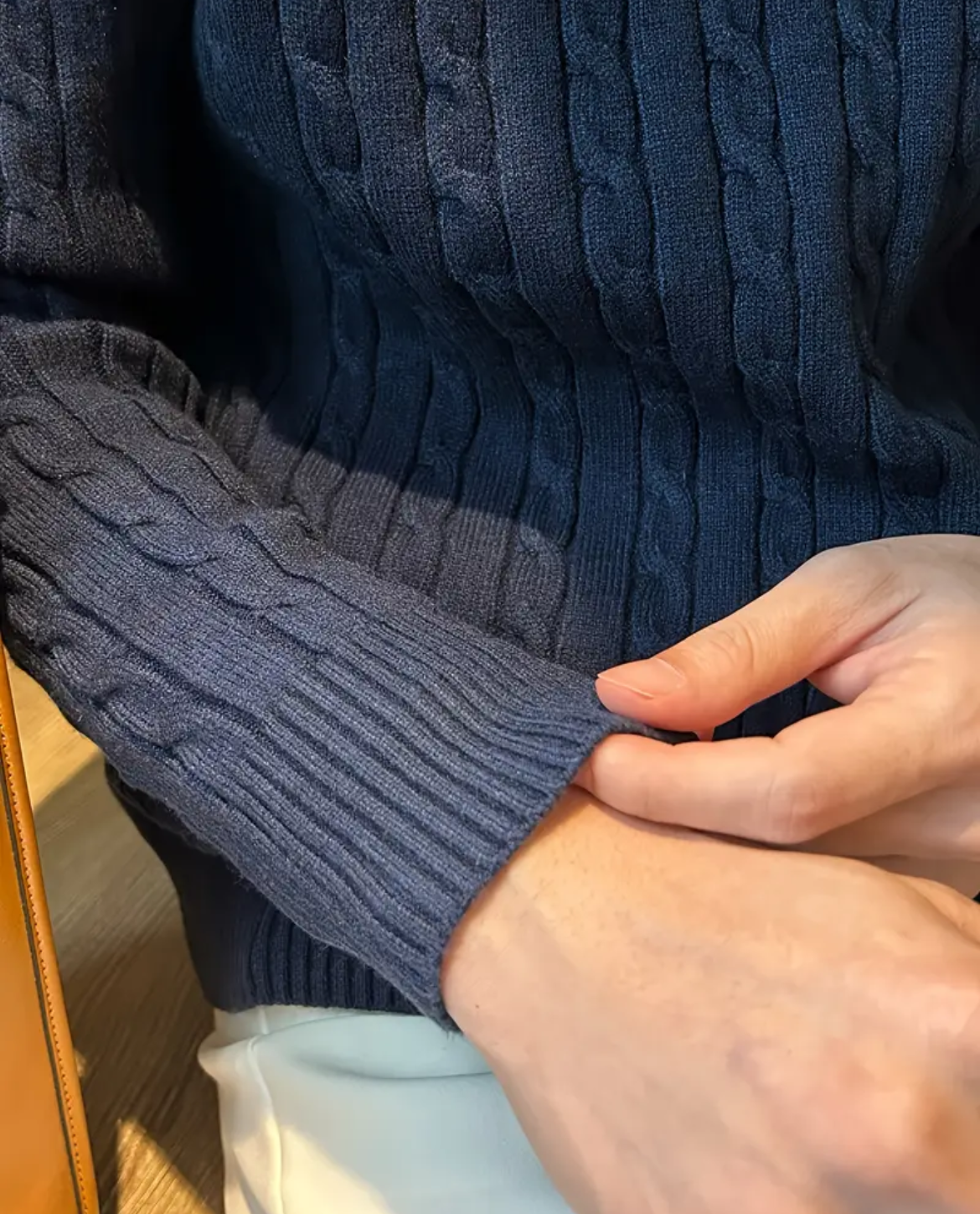 Men's Cable Knit Sweater | Classic Texture & Comfortable Fit 8